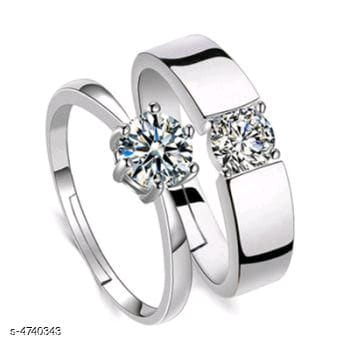Couples Single Diamond Ring