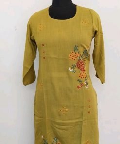 Naya Ethnic Cotton Embroidery Women Kurti