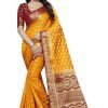 Women's Kanchipuram Silk Blend Saree