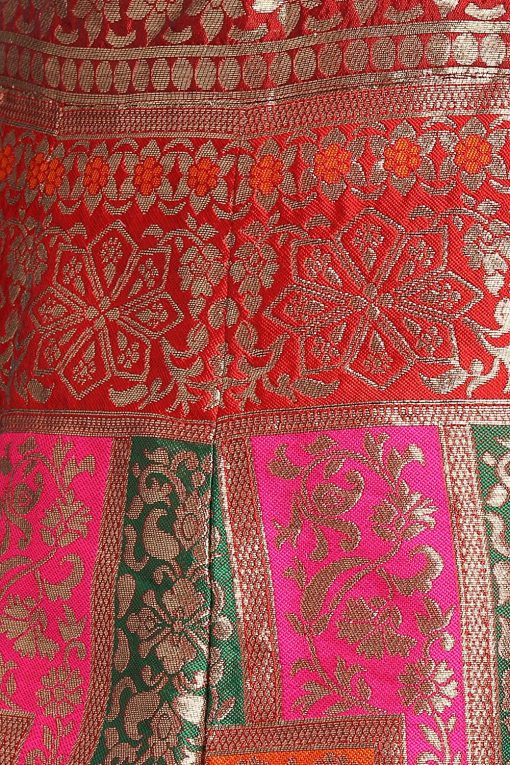 Silk Semi-stitched Lehenga Choli