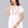 Embroidery Work White Top